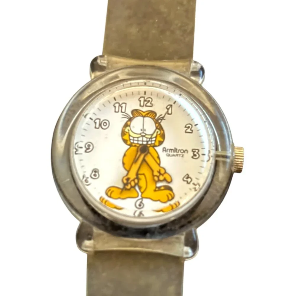 Vintage 1978 Armitron Unisex‎ 800/73 Garfield The Cat Quartz Watch 400101